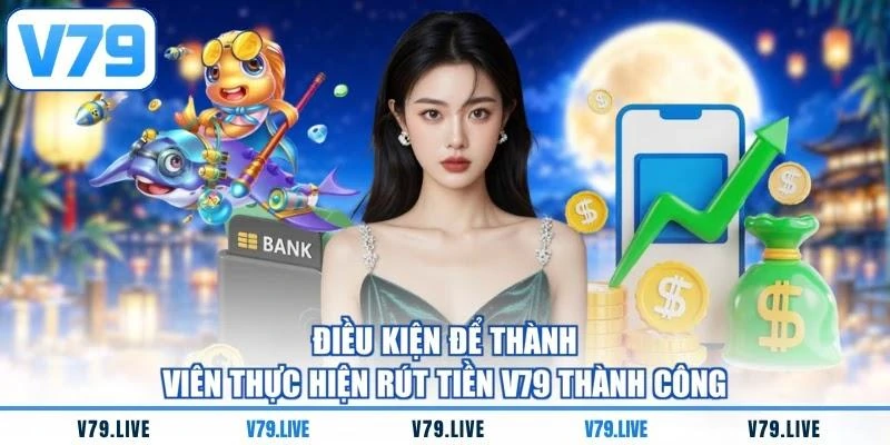 Điều kiện để thành viên thực hiện rút tiền V79 thành công